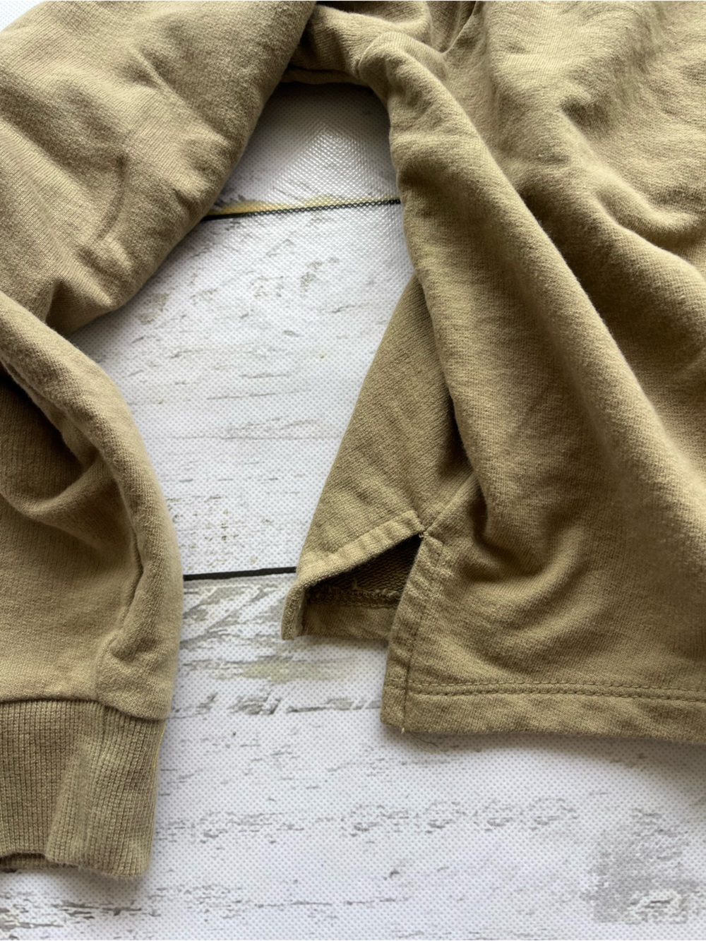Zenana I’m The Mother Sweatshirt Size Small Olive Side Slit Cotton Pullover - Picture 4 of 7
